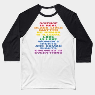 Black Lives Matter LGBT Pride Baseball T-Shirt